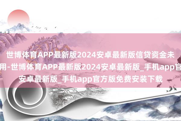 世博体育APP最新版2024安卓最新版信贷资金未按条约商定用途使用-世博体育APP最新版2024安卓最新版_手机app官方版免费安装下载