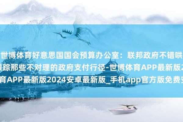 世博体育好意思国国会预算办公室：联邦政府不错哄骗东说念主工智能来跟踪那些不对理的政府支付行径-世博体育APP最新版2024安卓最新版_手机app官方版免费安装下载