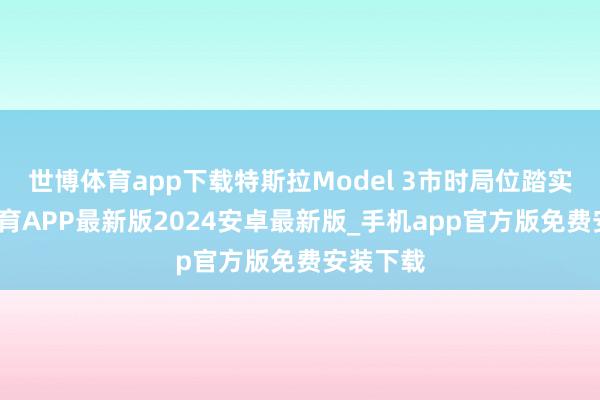 世博体育app下载特斯拉Model 3市时局位踏实-世博体育APP最新版2024安卓最新版_手机app官方版免费安装下载